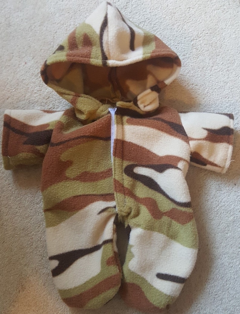 Teddy Bear Clothes Hooded Onesie Sewing Pattern With Etsy