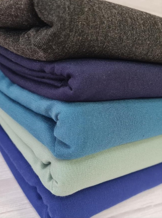 Ponte Roma Solid Stretch Jersey Fabric. Viscose/polyester, 5% Elastane. per  1/2m 
