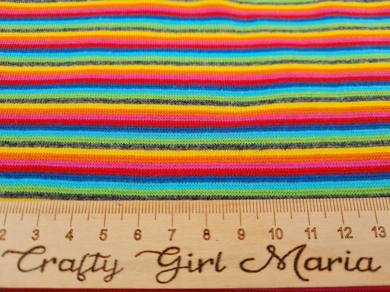 Tubular Jersey Ribbing Knit Cotton Fabric X Half Metre. Etsy