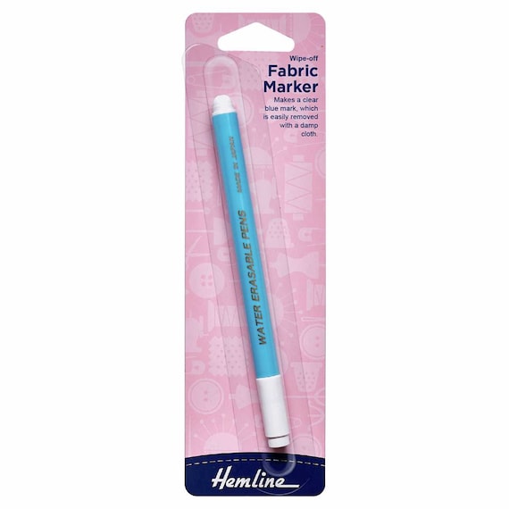 Hemline Wipe off Wash Out Fabric Marking Pen: Sewing, Quilting, Embroidery.  