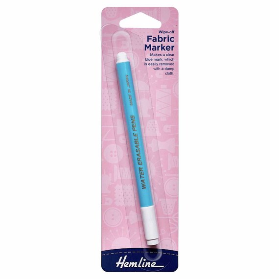 Hemline Wipe off Wash Out Fabric Marking Pen: Sewing, Quilting