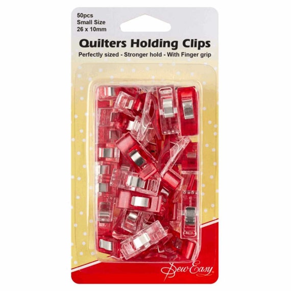 Sew Easy Quilt Clips Assortment pack of 50 for Sewing, Overlocking and  Crafting. 