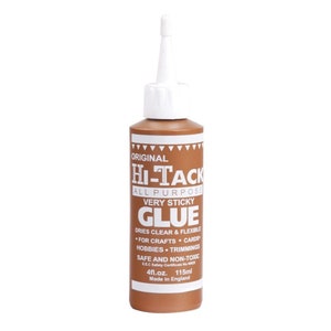 Pegamento reforzador de telas Hi-Tack Fray de 115 ml para todo tipo de tejidos. HT1780