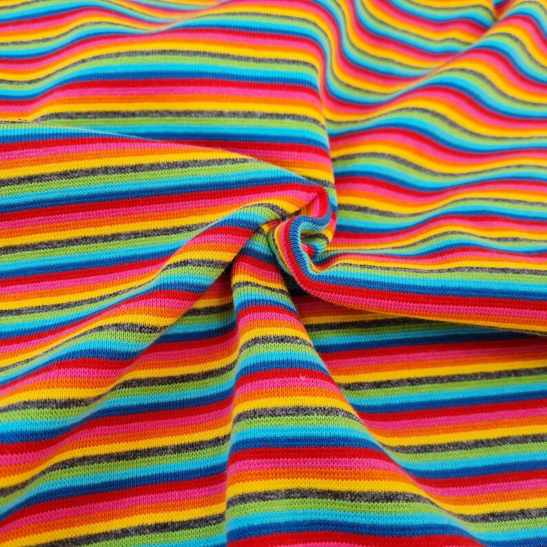 Tubular Jersey Ribbing Knit Cotton Fabric X Half Metre. Etsy