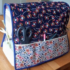 Make your own basic sewing machine cover. Beginner sewing pattern. Instant PDF download