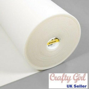 Vilene Style-Vil Fix Single Sided Fusible Foam Fabric stabiliser Wadding Quilt