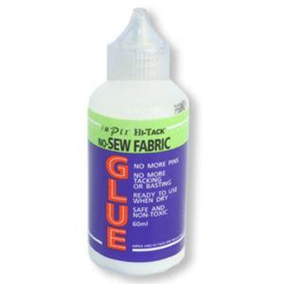 1 x Hi Tack No Sew Fabric Glue 60 ml