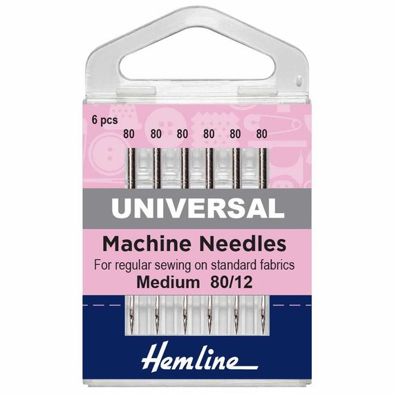 Hemline Sewing Machine Needles X 5/6/10. Ballpoint, Stretch, Universal,  Jeans, Quilt. 