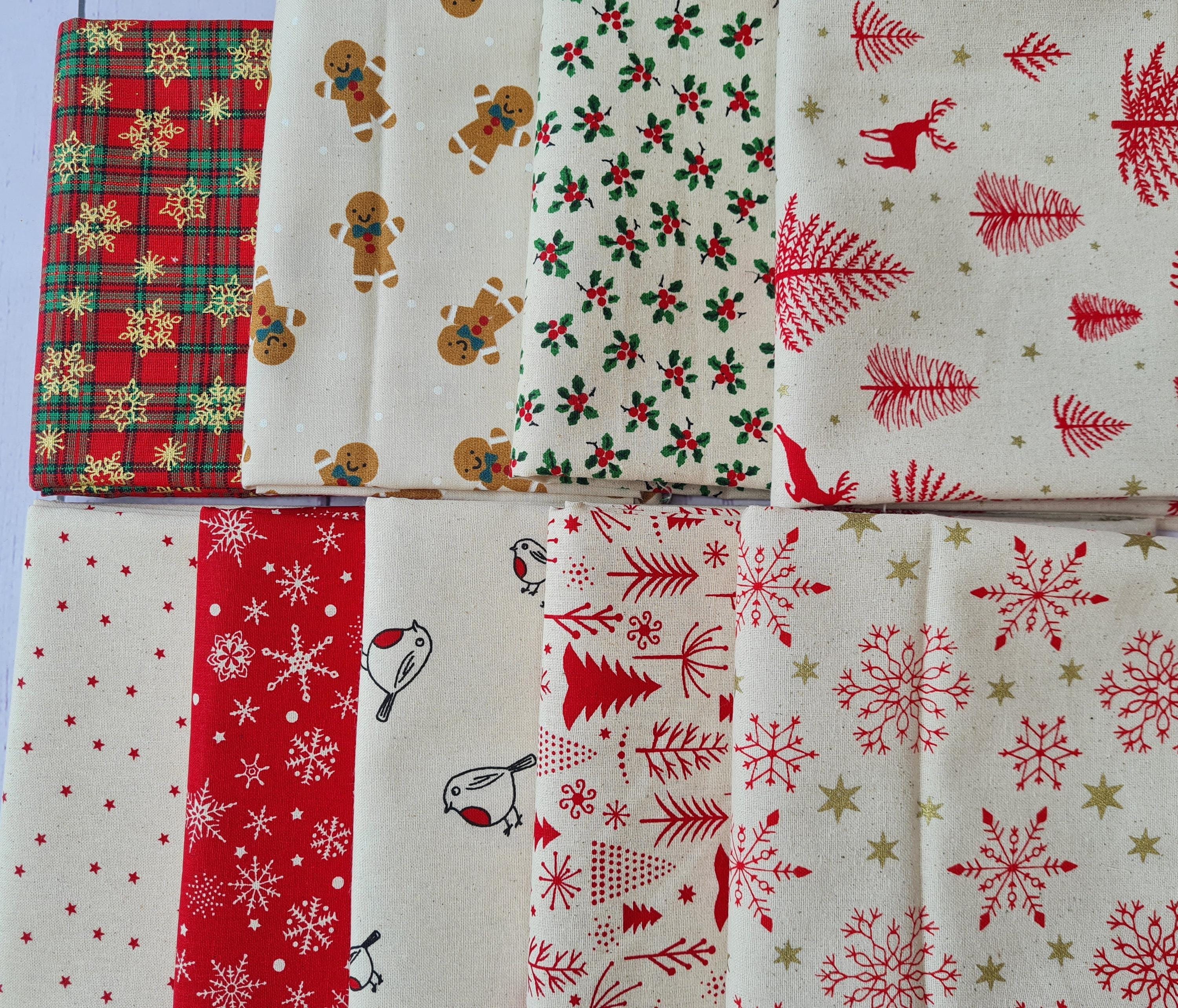 Christmas fat quarters discount