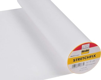 StretchFix T300 de Vilene Vleiseline 30 cm de large. Bande thermosoudable sur papier transfert. Thermocollant double face. 1/2 m