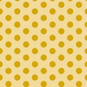 Permanent Medium Dots by the Fat quarter - yellow polkadots by Tilda. Cotton Quilting fabric
