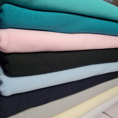 Plain Cotton Jersey Fabric Stretch Jersey Etsy UK