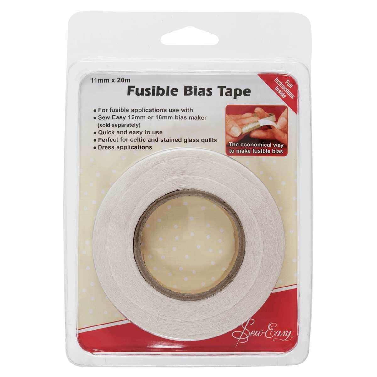 Sew Easy Fusible Tape 5/11 Mm for Use With Bias Tape Maker. Make