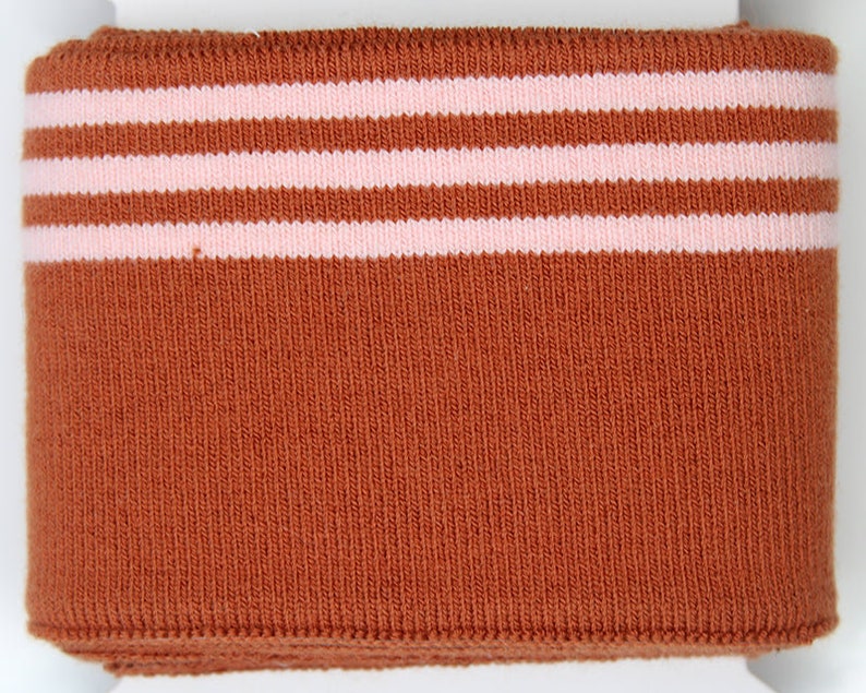 Double Stripe Cuffing by Poppy. OEKO-TEX Cotton Knit Fabric: - Etsy