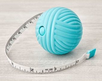 Yarn Ball  Wool Retractable Tape Measure  Sewing  knitting and other crafts  60 in 150 cm