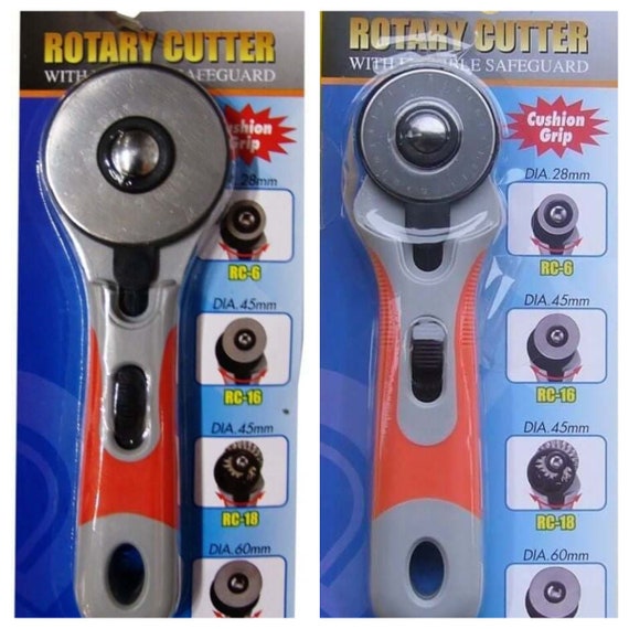 Dafa 28 /45/60 Mm Rotary Cutter, Sewing, Crafts. With Flexible Safeguard  and Soft Grip Handle. 