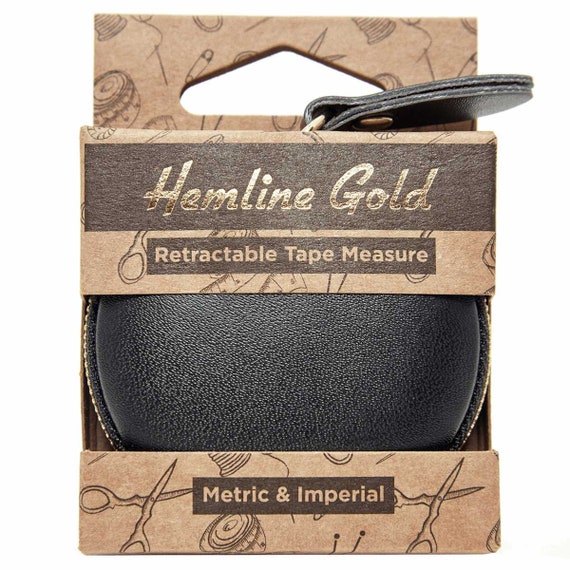 Cinta Métrica Negra 150 cm - Hemline Gold