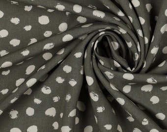 Tessuto Per Abito Challis In Viscosa Con Stampa Floreale, Giallo - Foto 12