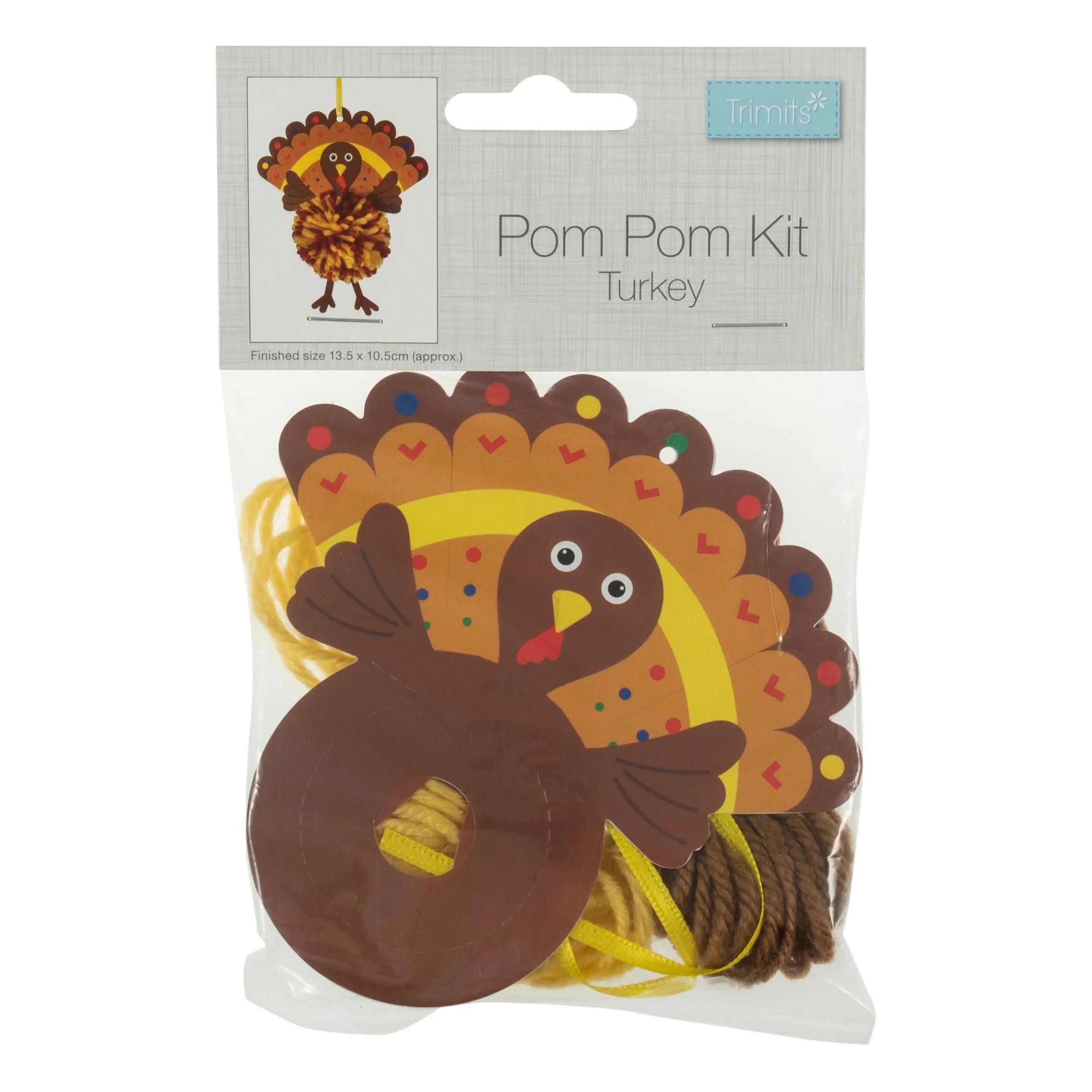Kit per creare pompon Trimits, decorazioni natalizie per bambini