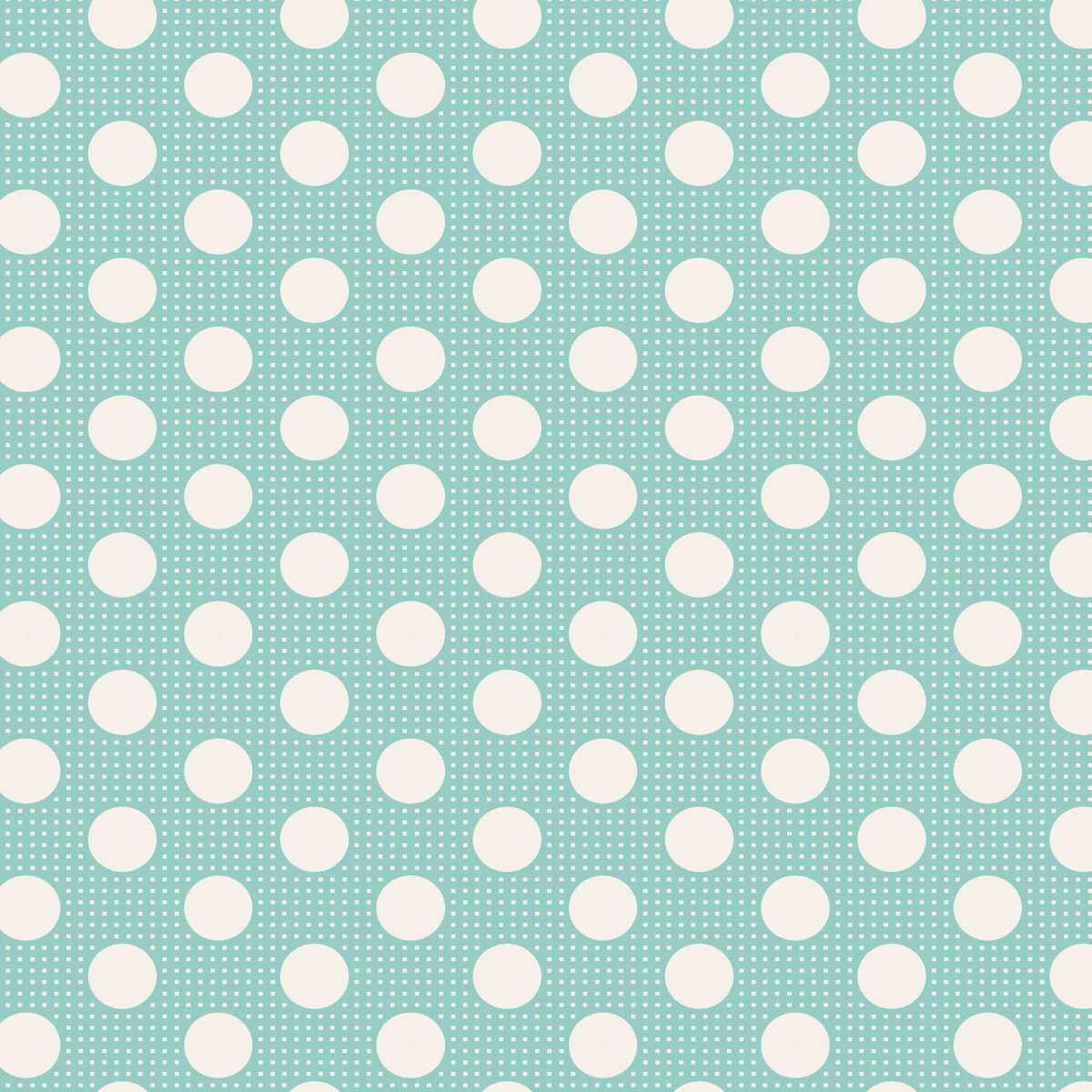 Permanent Medium Dots by the Fat Quarter - Red, Blue, Teal