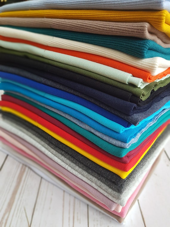 Tessuto in cotone Jersey Maglia-multicolore per metro 