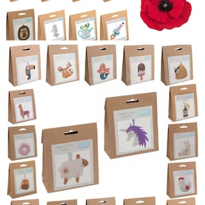 Trimits Make Your Own felt decoration/keyring craft kit. Stocking filler.