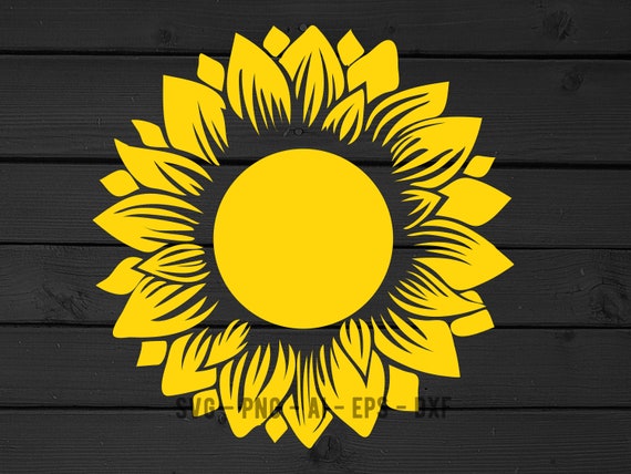 Download Free Svg Half Sun Flower File For Cricut - King SVG 500 ...