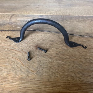 6” wrought iron cabinet handle