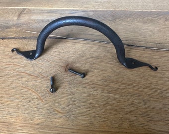 6” wrought iron cabinet handle