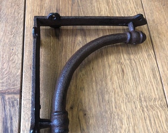 7" Cast iron shelf bracket open kitchen shelving corbel