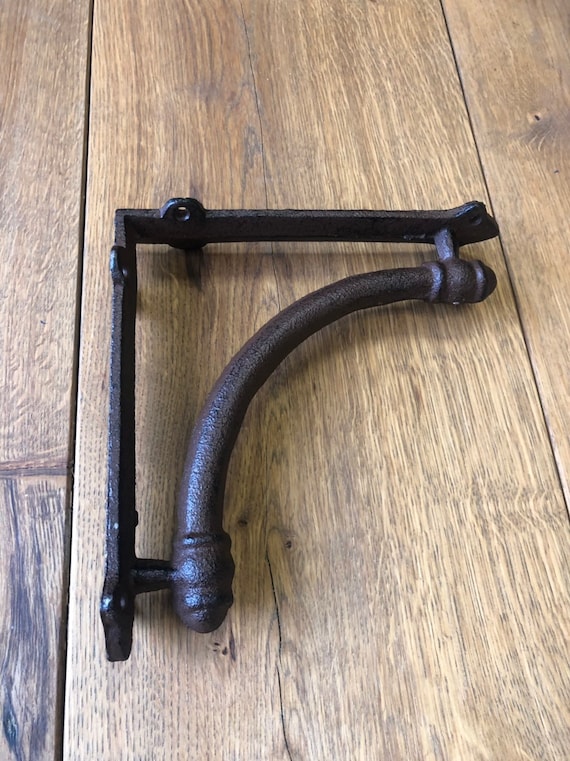 Lot Of 3 10” Cast Iron Shelf Bracket Corbel Kitchen Open Shelving