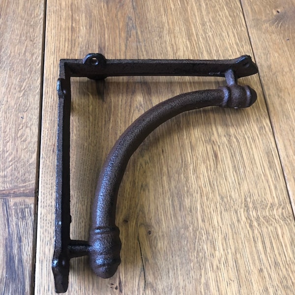 7" Cast iron shelf bracket open kitchen shelving corbel