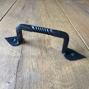 6” wrought iron cabinet handle