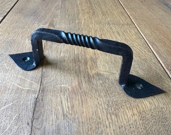 6” wrought iron cabinet handle