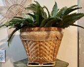 Large Wicker Planter, Pot Cover, Plant Sleeve