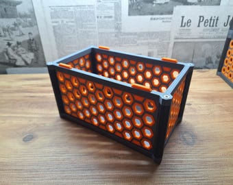 HexBox Stapelbare Aufbewahrungseinheit.