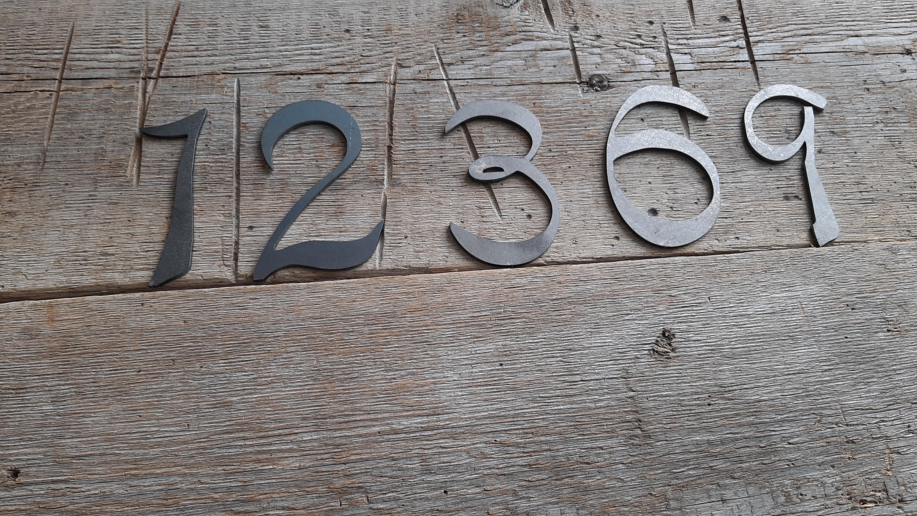 1inch 1.5 Inch 2 Inch Metal Numbers Craft Numbers DIY Metal Etsy Canada