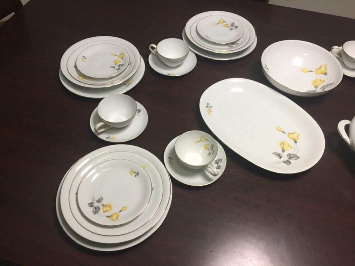 Rosenthal Thomas Germany Porcelain Fine China 50 pc Set Etsy