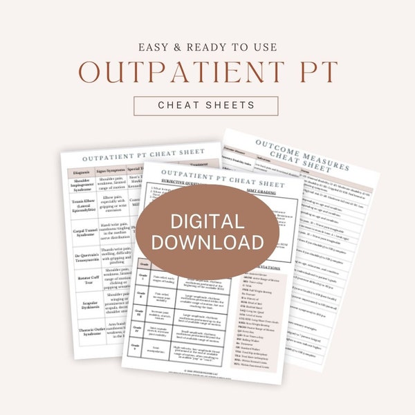 Therapy Cheat Sheet - Etsy