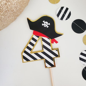 Pirate age cake topper