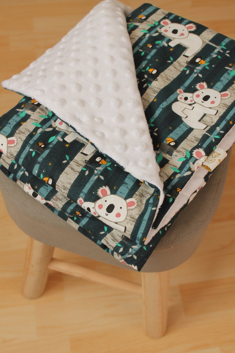 Koala baby blanket soft Minky blanket fleece cotton child Etsy