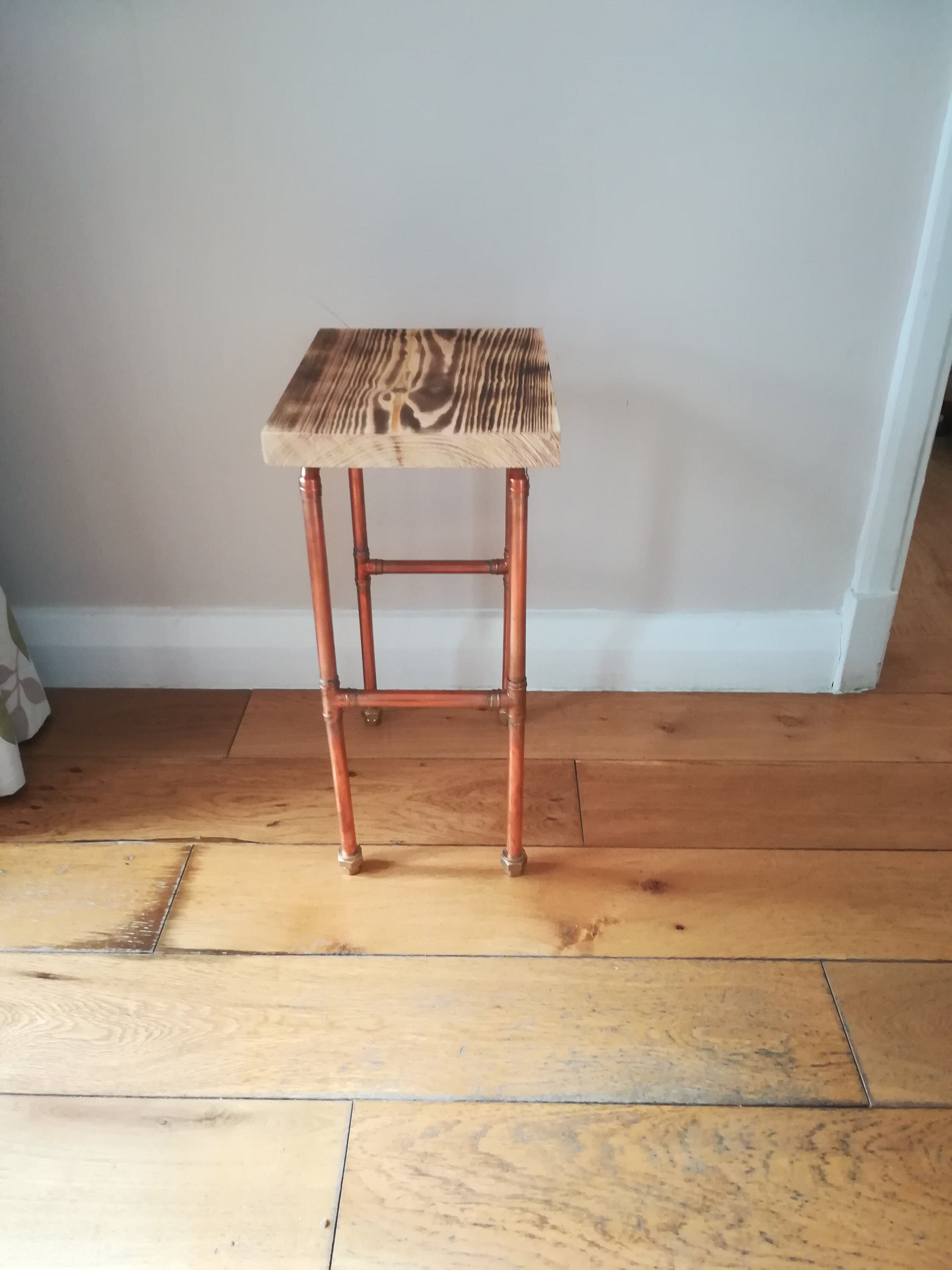 Copper Bedside Table Etsy
