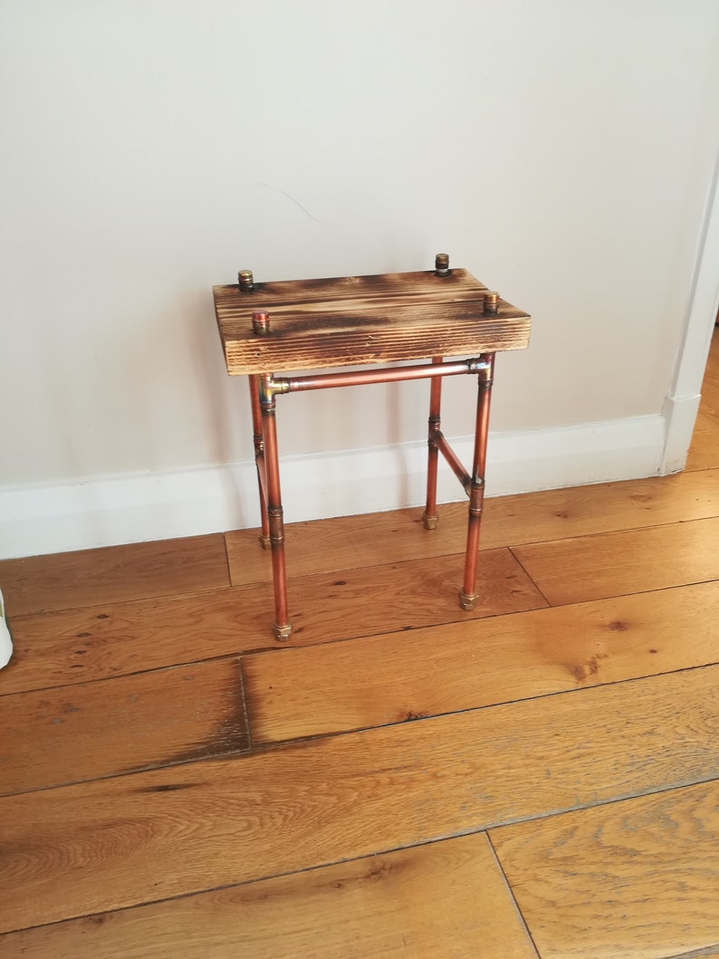 Copper Side Table Etsy UK