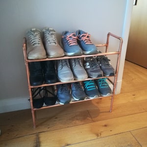 DIY Copper and Leather Hanging Clothing Rack — hometohem