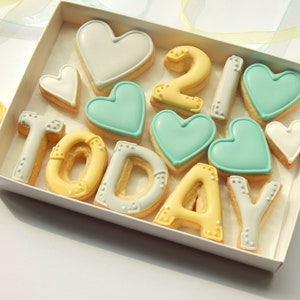 Hand-iced Birthday Cookie LETTERBOX Gift/Birthdays for her