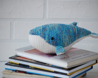 Humpback whale stuffed toy