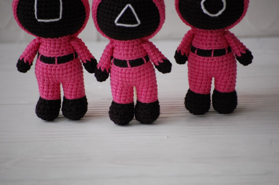 Pink Soldier Doll Squid Game Inspired Toy Etsy Pink Soldier Doll Squid Game Inspired Toy Etsy