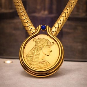 Greek Geometic The Franklin Mint 1987製 1987 Franklin Mint Cleopatra Necklace - Etsy