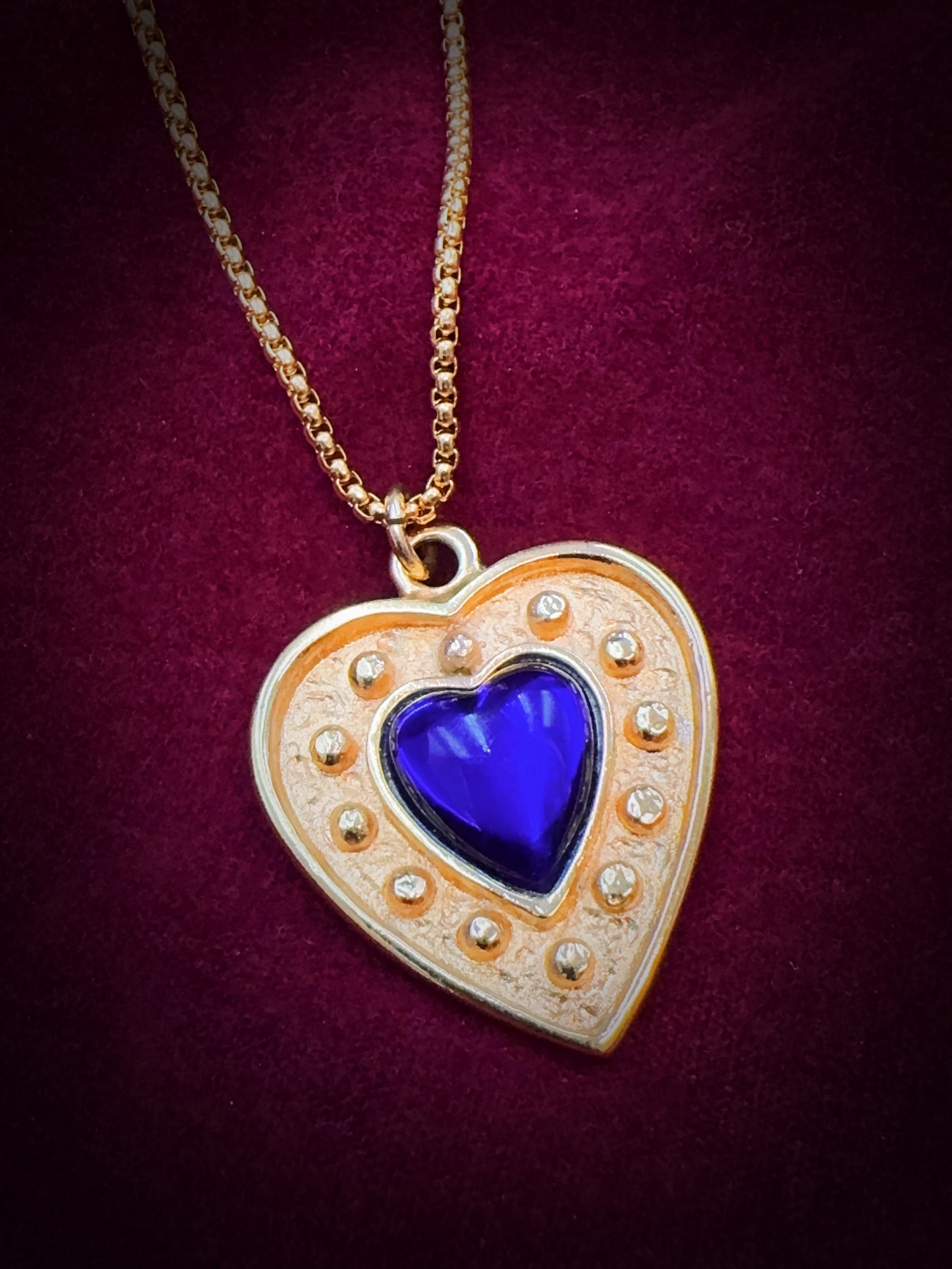 Saint laurent heart necklace - Etsy 日本