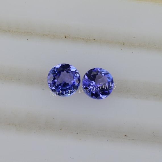 faceted tanzanite 3mm round 10 pieces lot natural Tanzanite faceted round AAA quality calibrated size loose gemstone